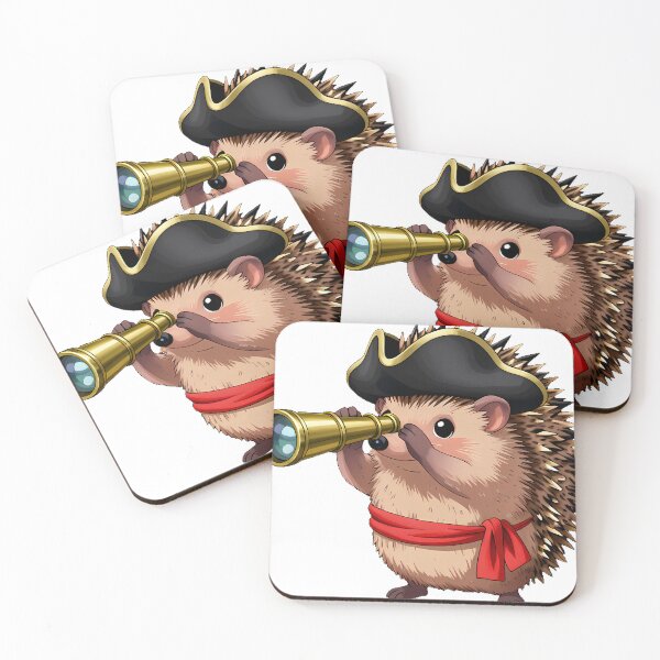 Item preview, Hedgehog Pirate Spyglass designed and sold by pumsquare.