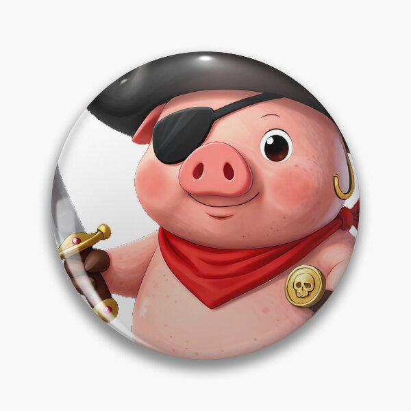 Item preview, Pig Pirate Swashbuckler designed and sold by pumsquare.
