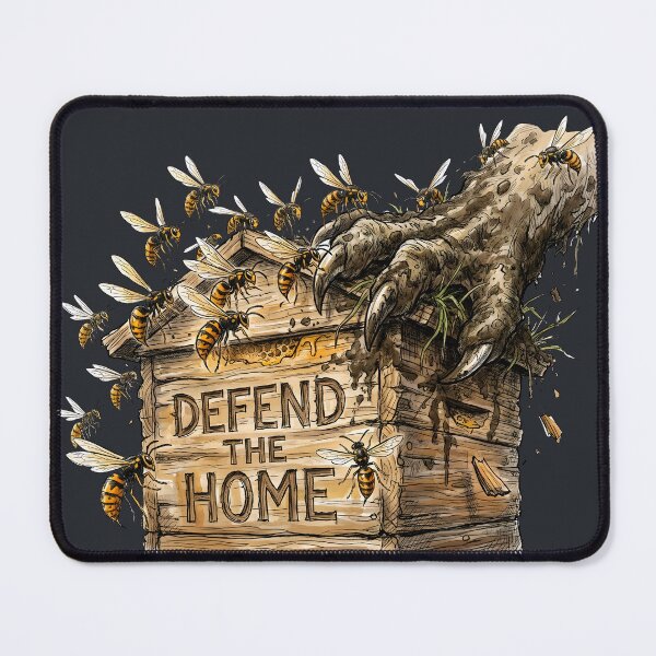 Item preview, Defend The Home - Beehive Swarm Resistance Art designed and sold by SoulPT.