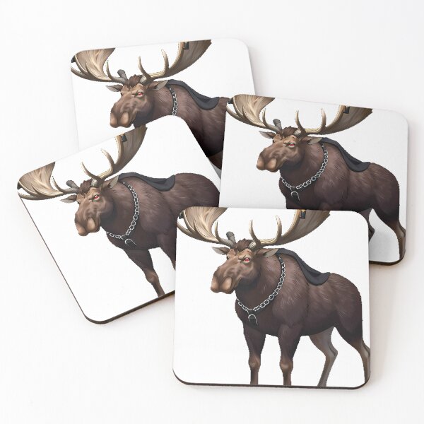 Item preview, Vampire Moose Night Rider designed and sold by IllumeInk.