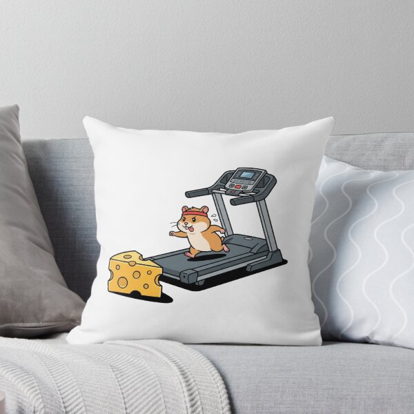 Item preview, Funny Hamster Running On Treadmill For Cheese designed and sold by Rare By Hero.