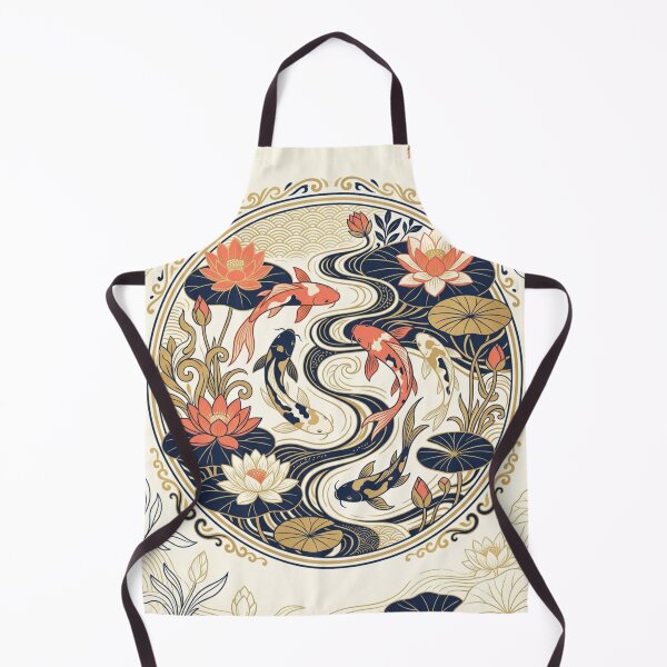 Item preview, Elegant Koi Garden Circle | Japanese Inspired Vector Illustration designed and sold by Fandom Universe.