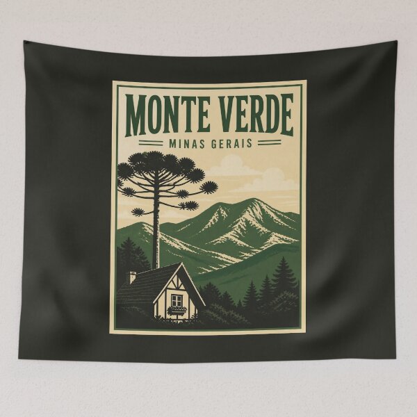 Item preview, Vintage Monte Verde Poster designed and sold by GoodOldVintage.