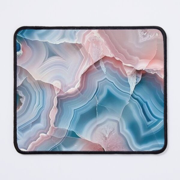 Item preview, Pink and Blue Agate Slice Marble Geode Texture designed and sold by LYAN-STORE.