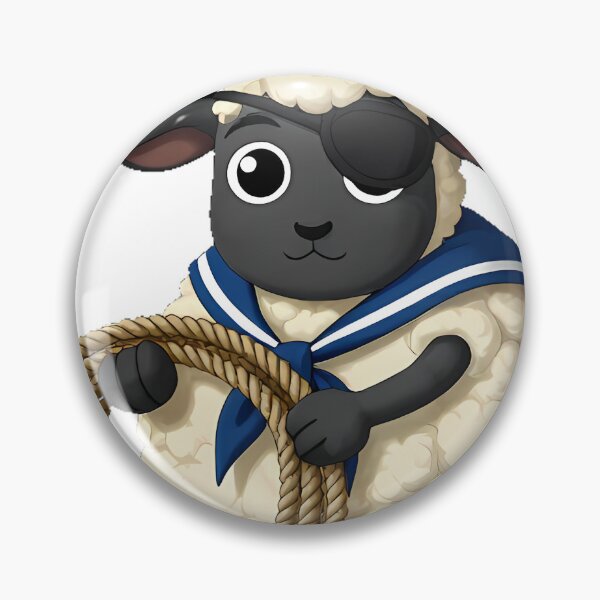 Item preview, Sheep Pirate Woolly Sailor designed and sold by pumsquare.