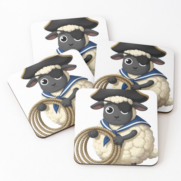 Item preview, Sheep Pirate Woolly Sailor designed and sold by pumsquare.