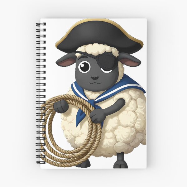 Item preview, Sheep Pirate Woolly Sailor designed and sold by pumsquare.