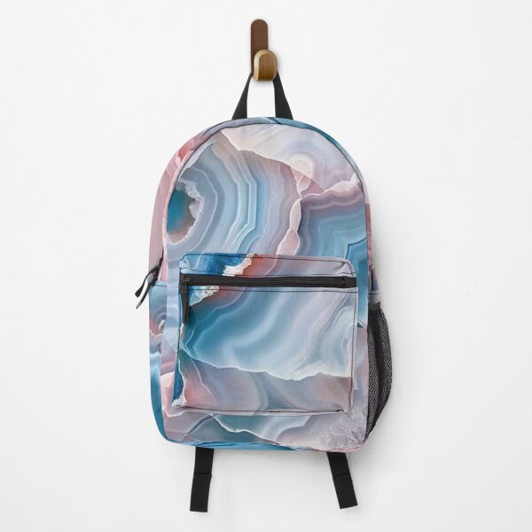 Item preview, Pink and Blue Agate Slice Marble Geode Texture designed and sold by LYAN-STORE.