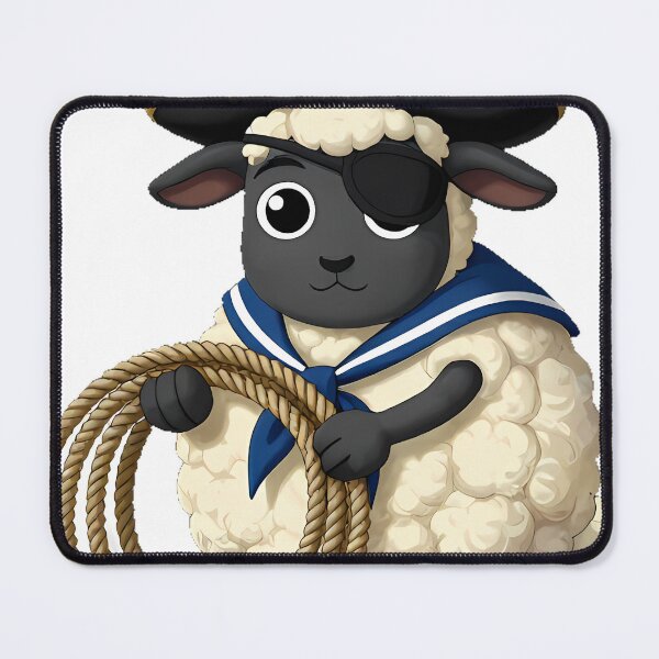 Item preview, Sheep Pirate Woolly Sailor designed and sold by pumsquare.