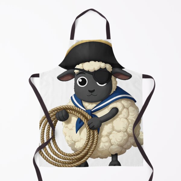 Item preview, Sheep Pirate Woolly Sailor designed and sold by pumsquare.