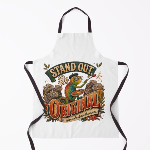 Item preview, Stand Out Be Original | Vintage Artist Chameleon | Creative Motivation designed and sold by tareankush.