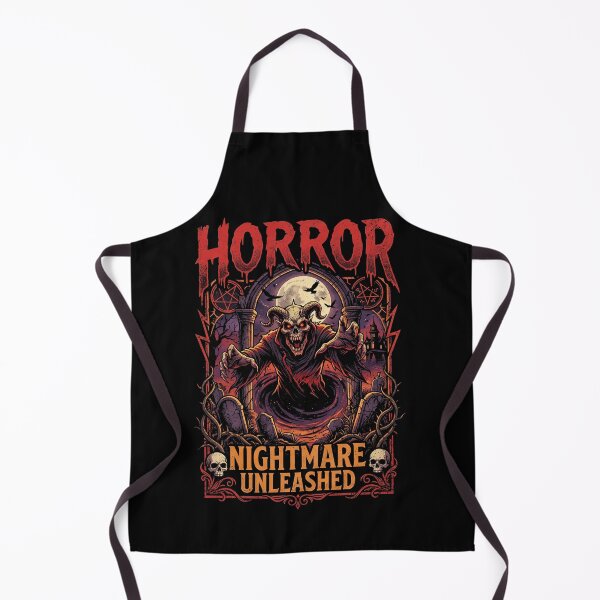 Item preview, Horror Nightmare Unleashed Horned Demon Monster Art designed and sold by CSarang.