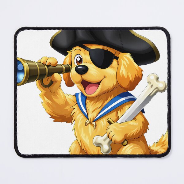 Item preview, Dog Pirate First Mate designed and sold by pumsquare.