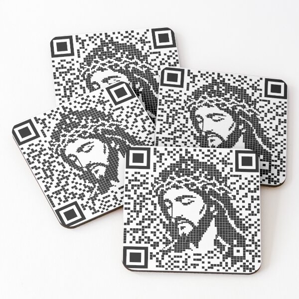 Artikelvorschau, QR-Code Jesus 1 entworfen und verkauft von Warih.