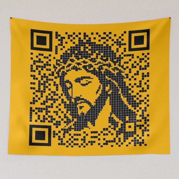 Item preview, QR Code Jesus 1 designed and sold by Warih.