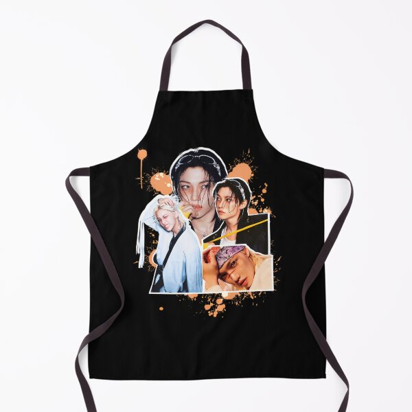 Item preview, Stray Kids Felix K-Pop Idol Orange Paint Splatter designed and sold by khampol.