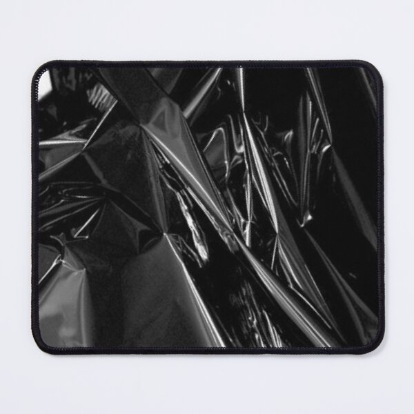 Item preview, Black Crumpled Metallic Foil Glossy Latex Texture designed and sold by LYAN-STORE.