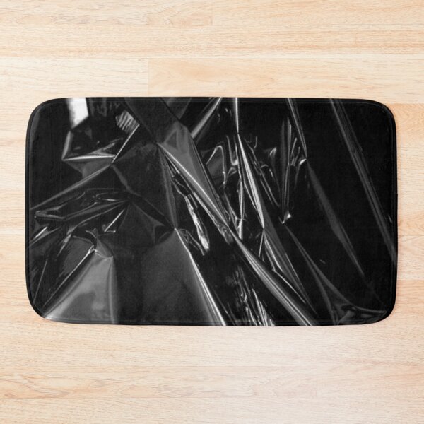 Item preview, Black Crumpled Metallic Foil Glossy Latex Texture designed and sold by LYAN-STORE.