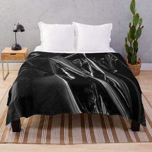 Item preview, Black Crumpled Metallic Foil Glossy Latex Texture designed and sold by LYAN-STORE.