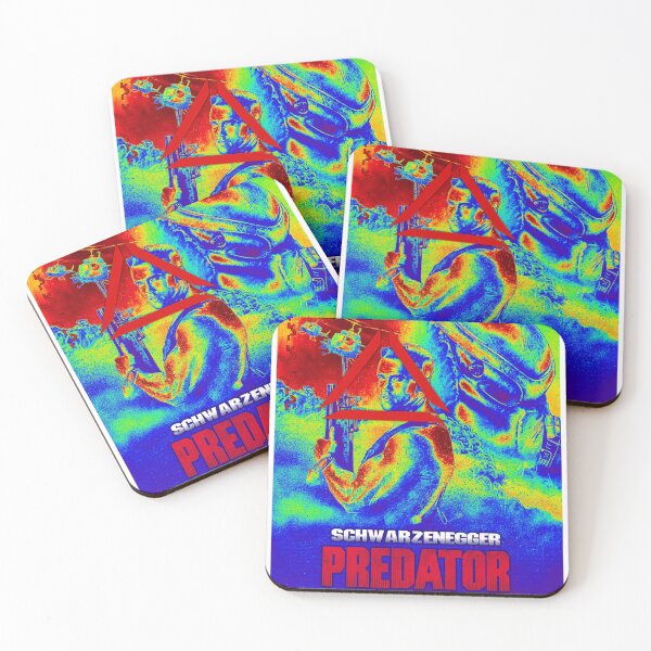 Item preview, Predator Thermal Vision Movie Design | Retro Sci-Fi Horror Action Art designed and sold by BlackThistleArt.