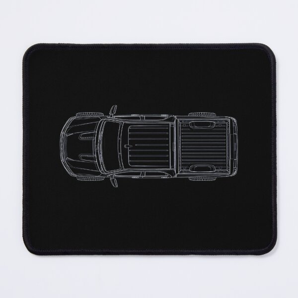 Item preview, Blueprint Pickup Truck Overhead Technical Schematic designed and sold by Piising.