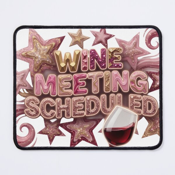 Item preview, Crisp WINE MEETING SCHEDULED Print designed and sold by dazzlemakers.