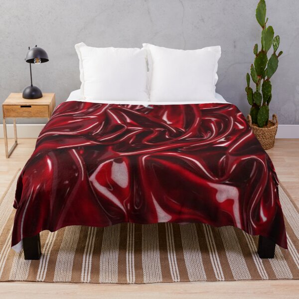 Item preview, Red Liquid Glossy Silk Draped Latex Folded Texture designed and sold by LYAN-STORE.