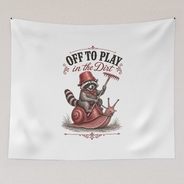 Item preview, Urban Gardening Off To Play In The Dirt designed and sold by LuminOrb.