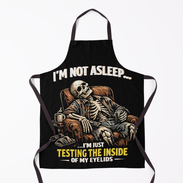 Item preview, Funny Sleeping Skeleton Tired Chair Humor Meme designed and sold by W&RParadise.