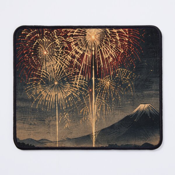 Item preview, Mount Fuji Fireworks Night designed and sold by Silent Japan Studio.