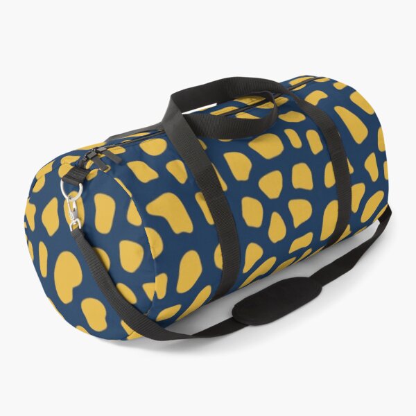 Item preview, Navy Blue & Mustard Terrazzo Pattern | Modern Abstract Seamless Design designed and sold by Pickachoo.