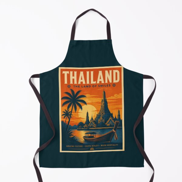 Item preview, Vintage Thailand Poster designed and sold by GoodOldVintage.