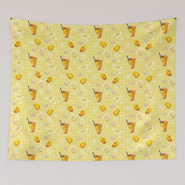 Item preview, Yuzu Yellow Pattern designed and sold by Bean-Dogg.