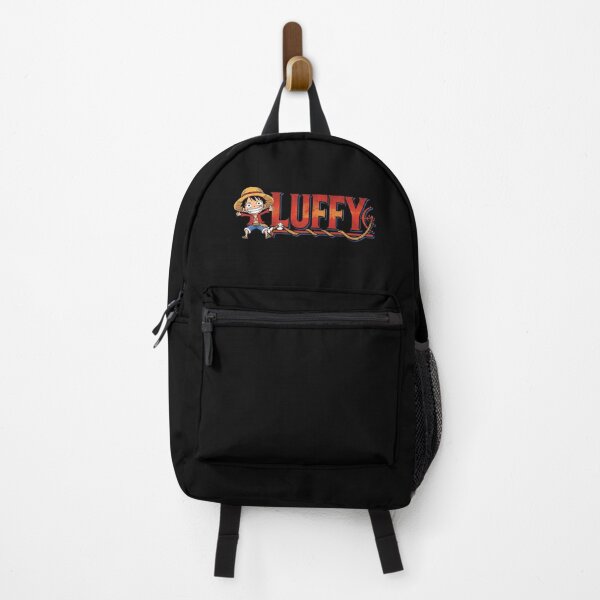 Item preview, One Piece Cute Chibi Luffy Logo Text designed and sold by NorthenStudio.