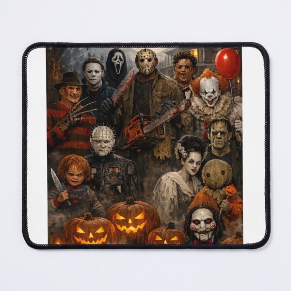 Item preview, All Horror Villains Together Halloween Night Design designed and sold by EdgeSphere.