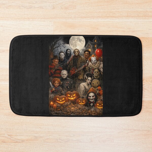 Item preview, All Horror Villains Together Halloween Night Design designed and sold by EdgeSphere.