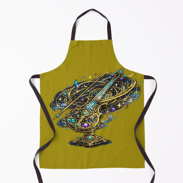 Item preview, Cosmic Fantasy Violin | Celestial Galaxy Instrument | Mystical Music Art designed and sold by irfanshikh.