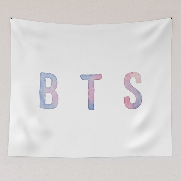 Item preview, BTS Bangtan Boys ARMY Pastel Flower Logo Art Work designed and sold by imsoyoon.