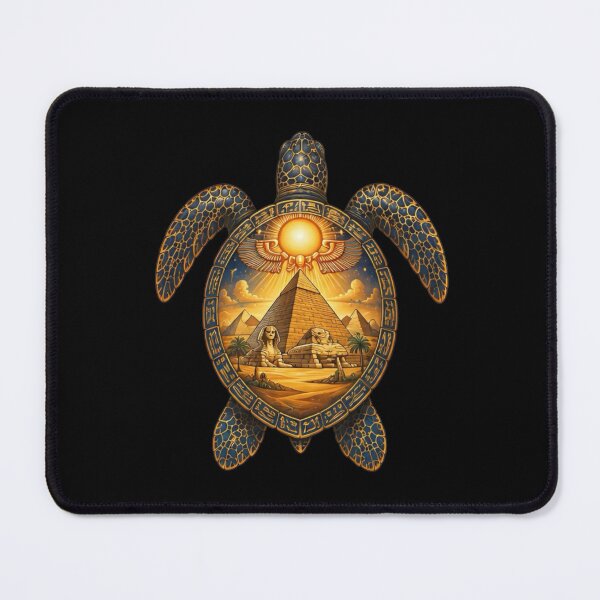 Item preview, Egyptian Sea Turtle | Ocean Pyramid Art Collection designed and sold by Zaru Art Studio.