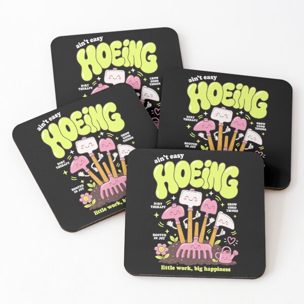 Item preview, Hoeing Aint Easy Organic Gardening Plants designed and sold by LuminOrb.