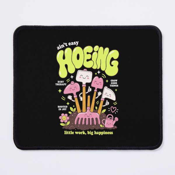 Item preview, Hoeing Aint Easy Organic Gardening Plants designed and sold by LuminOrb.