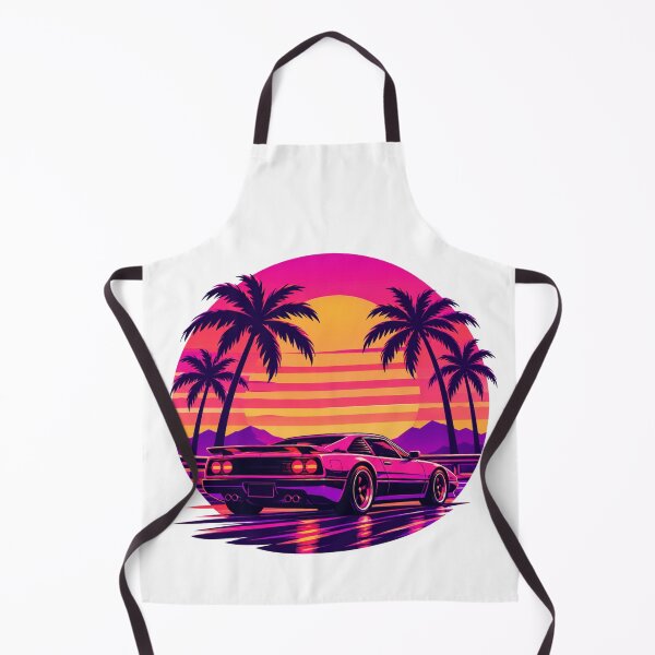 Item preview, Retro Synthwave Sunset Drive Sports Car designed and sold by Piising.