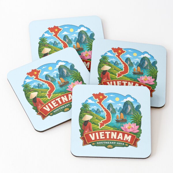 Item preview, Vietnam Southeast Asia Scenic Design designed and sold by Myra365Art.