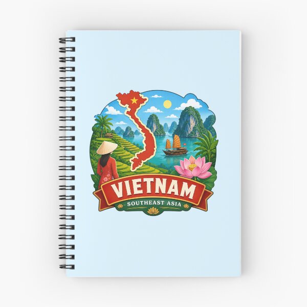 Item preview, Vietnam Southeast Asia Scenic Design designed and sold by Myra365Art.
