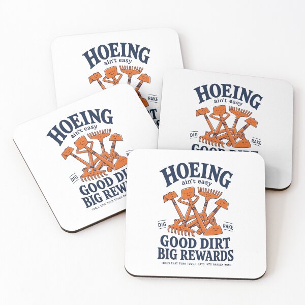 Item preview, Hoeing Aint Easy Good Dirt Gardening designed and sold by LuminOrb.