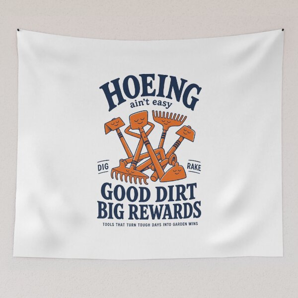 Item preview, Hoeing Aint Easy Good Dirt Gardening designed and sold by LuminOrb.