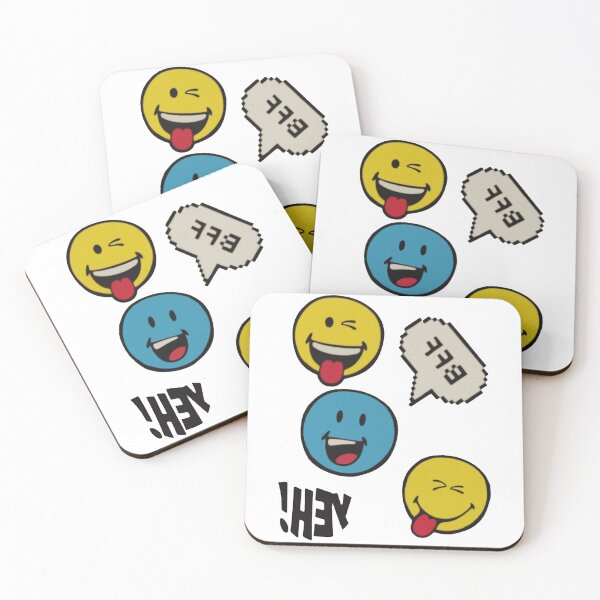 Item preview, Retro Y2K Smiley Faces Funny Pixel Korean Slang designed and sold by Tokraz-art.