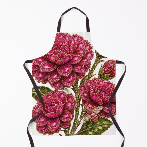 Item preview, CRYSTAL CYCLAMEN ZINNIA FLOWERS designed and sold by wordspixies.