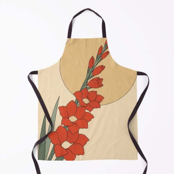 Item preview, August Birth Flower Gladiolus — Birth Flowers No. 8 | Ukiyo-e Woodblock designed and sold by Planthem.