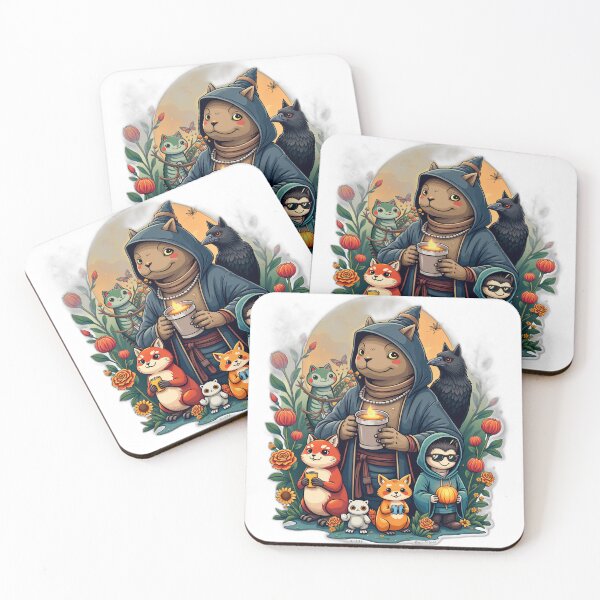 Item preview, Whimsical Creatures Beaver | Cute Fantasy Animal Sticker & T-Shirt Design designed and sold by profustock.